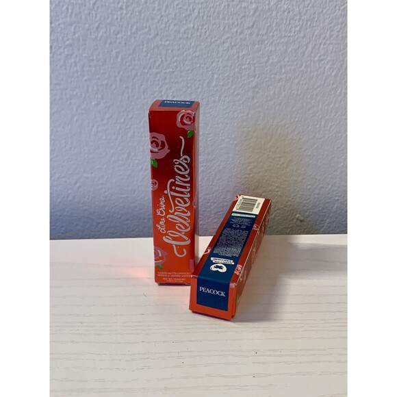 2X Lime Crime Velvetines Liquid Matte Lipstick Peacock Blue Green NEW Rare Set - Picture 2 of 4